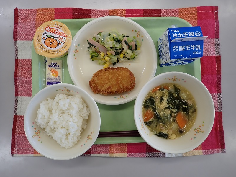 10月24日の給食Bコース